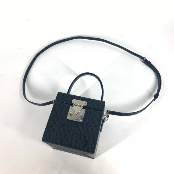 LOUIS VUITTON Epi Mirror Included Breaker BOX Shoulder Hand Bag Unused - Picture 11 of 16